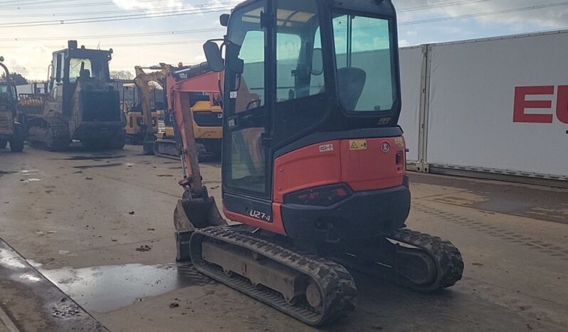 2018 Kubota U27-4 Mini Excavators For Auction: Leeds, UK – 30th April, 1st, 2nd & 3rd May 25 full