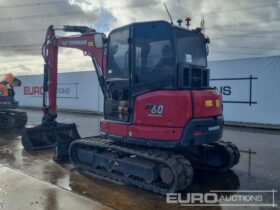 2023 Yanmar SV60-B 6 Ton+ Excavators For Auction: Leeds, UK – 30th April, 1st, 2nd & 3rd May 25 full