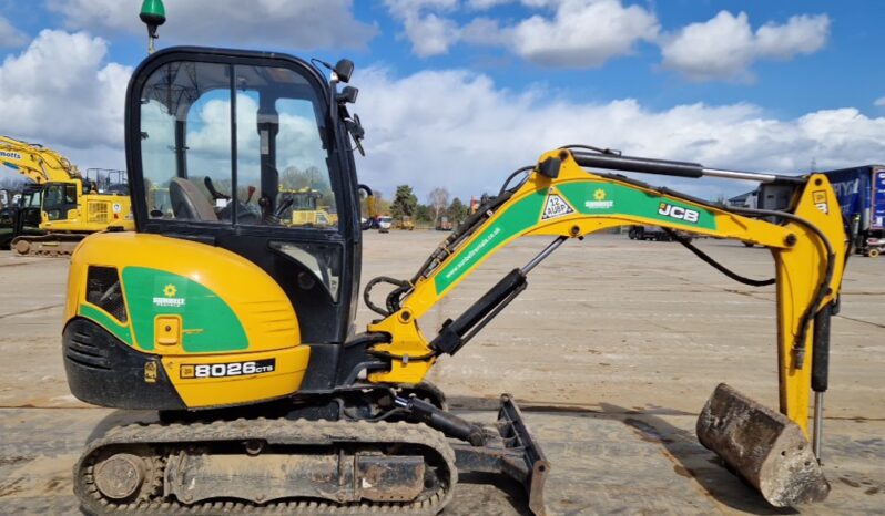 2018 JCB 8026CTS Mini Excavators For Auction: Leeds, UK – 30th April, 1st, 2nd & 3rd May 25 full