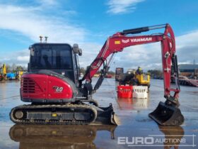 2023 Yanmar SV60-B 6 Ton+ Excavators For Auction: Leeds, UK – 30th April, 1st, 2nd & 3rd May 25 full