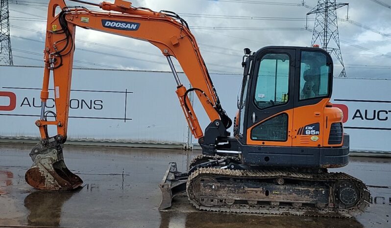 2022 Doosan DX85R-3 6 Ton+ Excavators For Auction: Leeds, UK – 30th April, 1st, 2nd & 3rd May 25 full