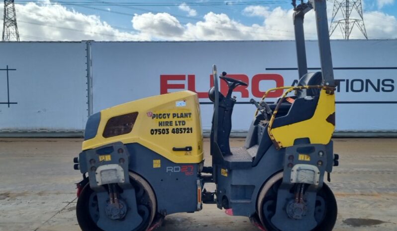 2016 Wacker Neuson RD27-120 Rollers For Auction: Leeds, UK – 30th April, 1st, 2nd & 3rd May 25 full