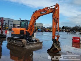 2022 Doosan DX85R-3 6 Ton+ Excavators For Auction: Leeds, UK – 30th April, 1st, 2nd & 3rd May 25 full