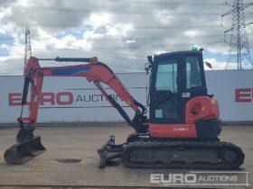 2017 Kubota U48-4 Mini Excavators For Auction: Leeds, UK – 30th April, 1st, 2nd & 3rd May 25 full
