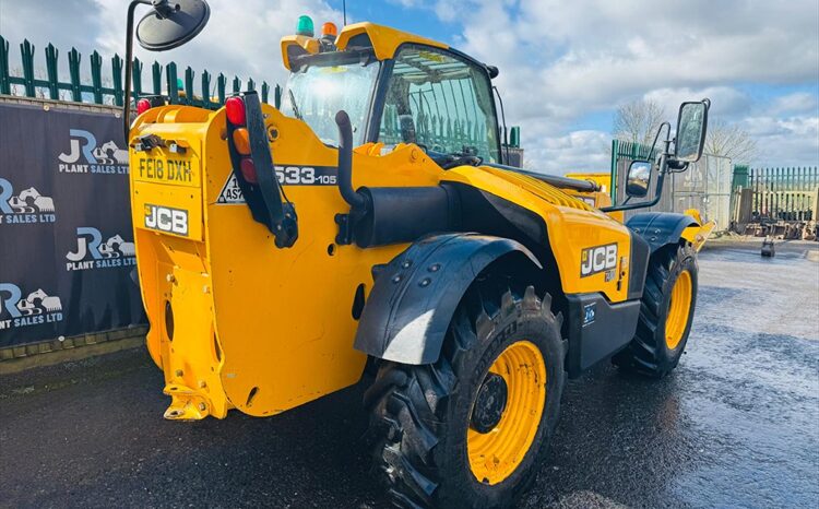 2018 JCB 533-105 Telehandler full