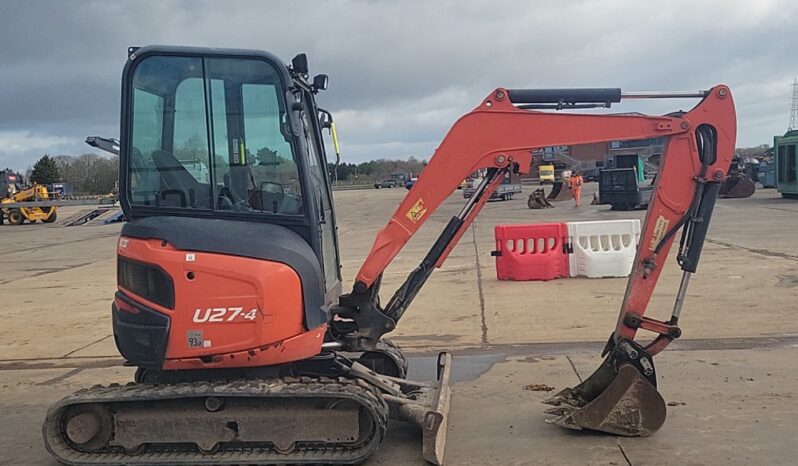 2018 Kubota U27-4 Mini Excavators For Auction: Leeds, UK – 30th April, 1st, 2nd & 3rd May 25 full