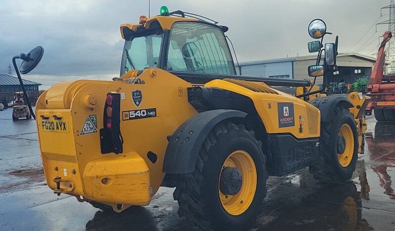 2020 JCB 540-140 Hi Viz Telehandlers For Auction: Leeds, UK – 30th April, 1st, 2nd & 3rd May 25 full
