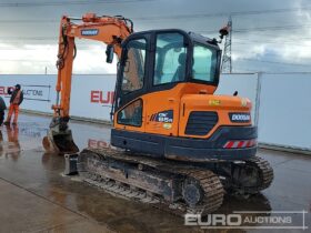 2022 Doosan DX85R-3 6 Ton+ Excavators For Auction: Leeds, UK – 30th April, 1st, 2nd & 3rd May 25 full