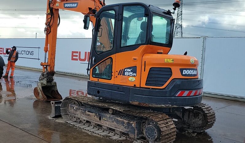 2022 Doosan DX85R-3 6 Ton+ Excavators For Auction: Leeds, UK – 30th April, 1st, 2nd & 3rd May 25 full