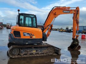 2022 Doosan DX85R-3 6 Ton+ Excavators For Auction: Leeds, UK – 30th April, 1st, 2nd & 3rd May 25 full