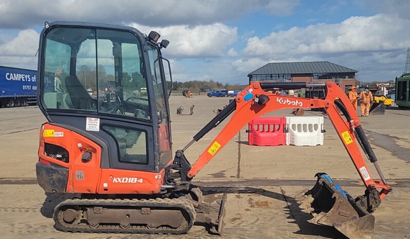 2021 Kubota KX018-4 Mini Excavators For Auction: Leeds, UK – 30th April, 1st, 2nd & 3rd May 25 full