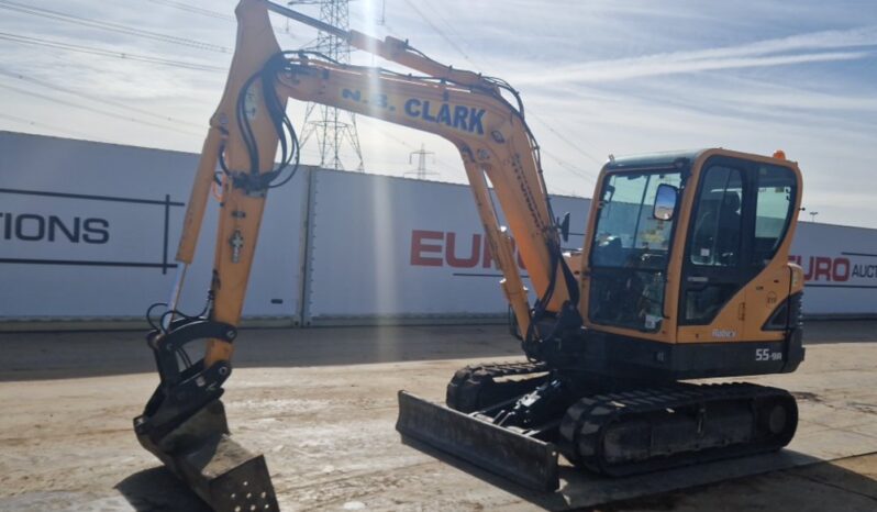 2015 Hyundai R55-9A Mini Excavators For Auction: Leeds, UK – 30th April, 1st, 2nd & 3rd May 25
