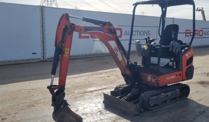 2019 Kubota KX018-4 Mini Excavators For Auction: Leeds, UK – 30th April, 1st, 2nd & 3rd May 25