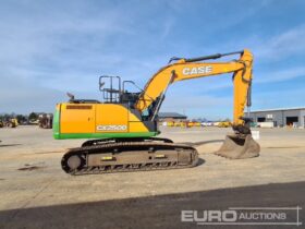 2021 Case CX250D 20 Ton+ Excavators For Auction: Leeds, UK – 30th April, 1st, 2nd & 3rd May 25 full