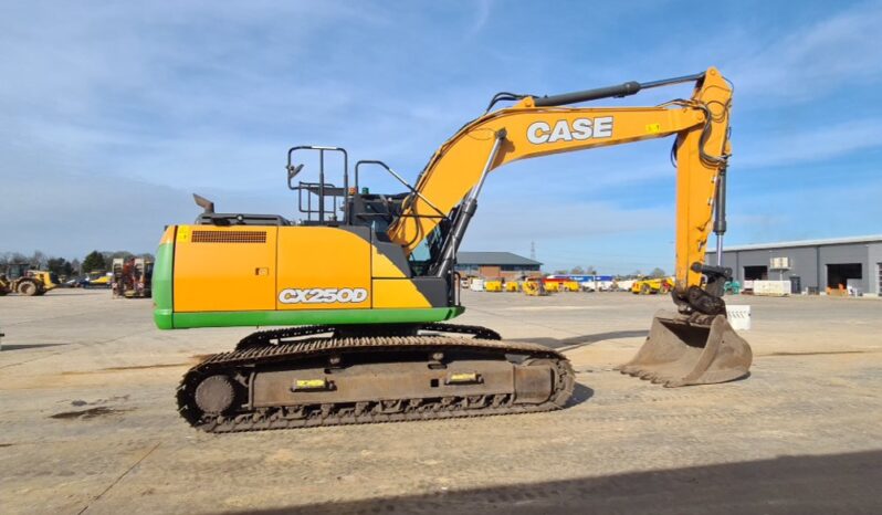 2021 Case CX250D 20 Ton+ Excavators For Auction: Leeds, UK – 30th April, 1st, 2nd & 3rd May 25 full