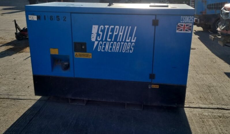 2015 Stephill SSDK25 Generators For Auction: Leeds, UK – 30th April, 1st, 2nd & 3rd May 25 full