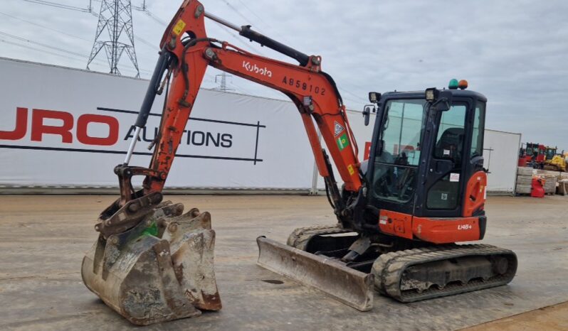 2018 Kubota U48-4 Mini Excavators For Auction: Leeds, UK – 30th April, 1st, 2nd & 3rd May 25