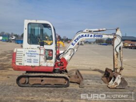 Takeuchi TB125 Mini Excavators For Auction: Leeds, UK – 30th April, 1st, 2nd & 3rd May 25 full