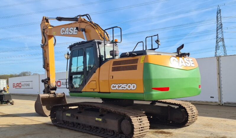 2021 Case CX250D 20 Ton+ Excavators For Auction: Leeds, UK – 30th April, 1st, 2nd & 3rd May 25 full