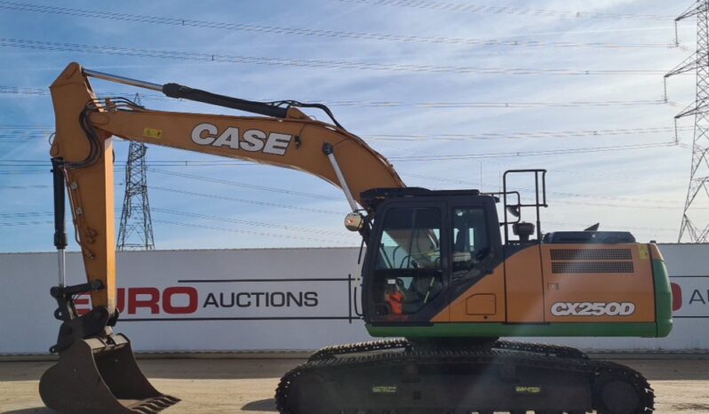 2021 Case CX250D 20 Ton+ Excavators For Auction: Leeds, UK – 30th April, 1st, 2nd & 3rd May 25 full