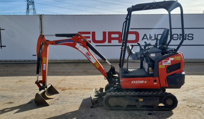 2019 Kubota KX018-4 Mini Excavators For Auction: Leeds, UK – 30th April, 1st, 2nd & 3rd May 25 full