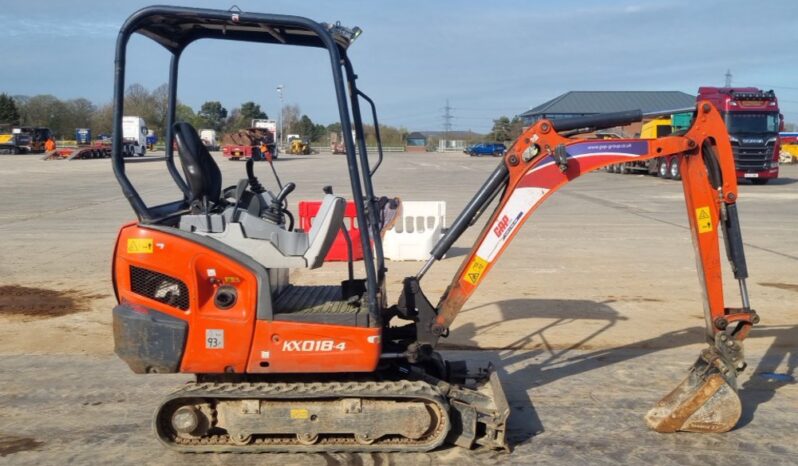 2019 Kubota KX018-4 Mini Excavators For Auction: Leeds, UK – 30th April, 1st, 2nd & 3rd May 25 full