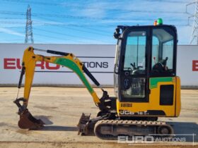 2018 JCB 16C-1 Mini Excavators For Auction: Leeds, UK – 30th April, 1st, 2nd & 3rd May 25 full