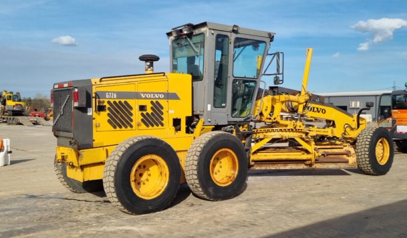 Volvo G726VHP Motor Graders For Auction: Leeds, UK – 30th April, 1st, 2nd & 3rd May 25 full
