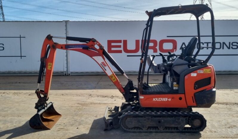 2019 Kubota KX018-4 Mini Excavators For Auction: Leeds, UK – 30th April, 1st, 2nd & 3rd May 25 full