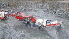 Sandvik QH443E tracked cone crusher