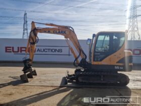 2015 Hyundai R55-9A Mini Excavators For Auction: Leeds, UK – 30th April, 1st, 2nd & 3rd May 25 full