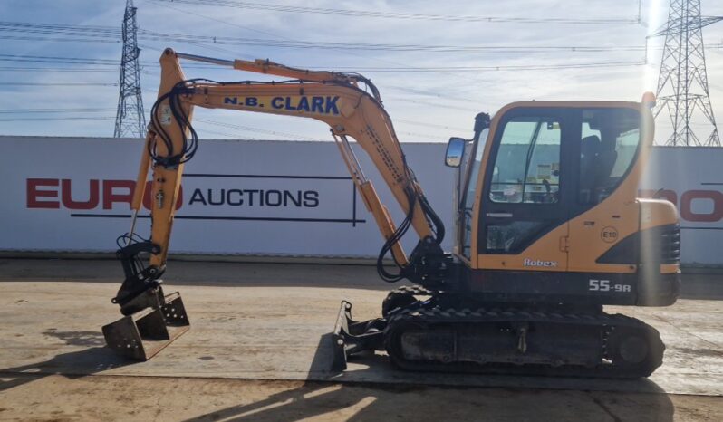 2015 Hyundai R55-9A Mini Excavators For Auction: Leeds, UK – 30th April, 1st, 2nd & 3rd May 25 full