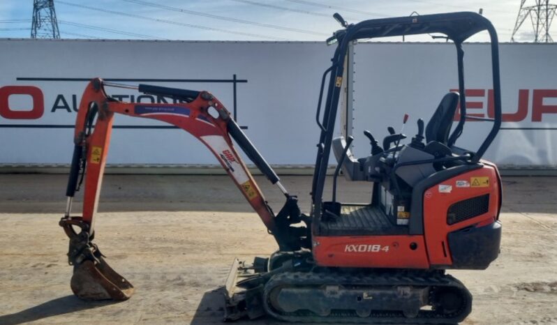 2019 Kubota KX018-4 Mini Excavators For Auction: Leeds, UK – 30th April, 1st, 2nd & 3rd May 25 full