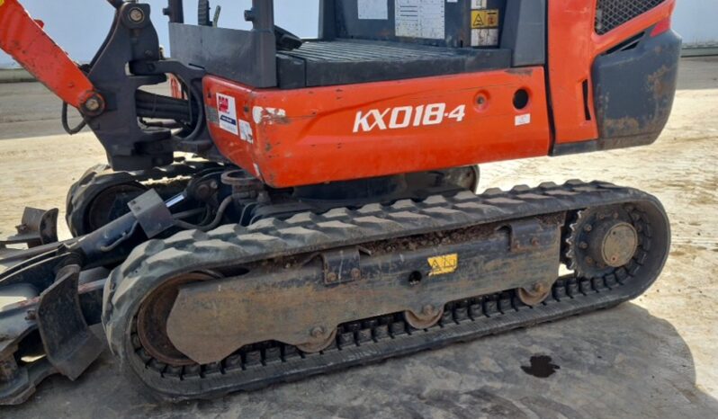 2019 Kubota KX018-4 Mini Excavators For Auction: Leeds, UK – 30th April, 1st, 2nd & 3rd May 25 full