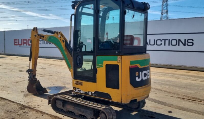 2018 JCB 16C-1 Mini Excavators For Auction: Leeds, UK – 30th April, 1st, 2nd & 3rd May 25 full
