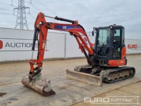 2017 Kubota U48-4 Mini Excavators For Auction: Leeds, UK – 30th April, 1st, 2nd & 3rd May 25