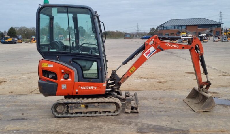 2017 Kubota KX016-4 Mini Excavators For Auction: Leeds, UK – 30th April, 1st, 2nd & 3rd May 25 full