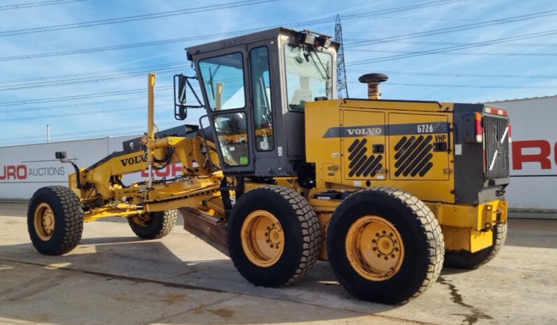 Volvo G726VHP Motor Graders For Auction: Leeds, UK – 30th April, 1st, 2nd & 3rd May 25 full