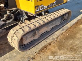 2018 JCB 16C-1 Mini Excavators For Auction: Leeds, UK – 30th April, 1st, 2nd & 3rd May 25 full