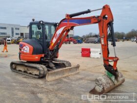 2017 Kubota U48-4 Mini Excavators For Auction: Leeds, UK – 30th April, 1st, 2nd & 3rd May 25 full