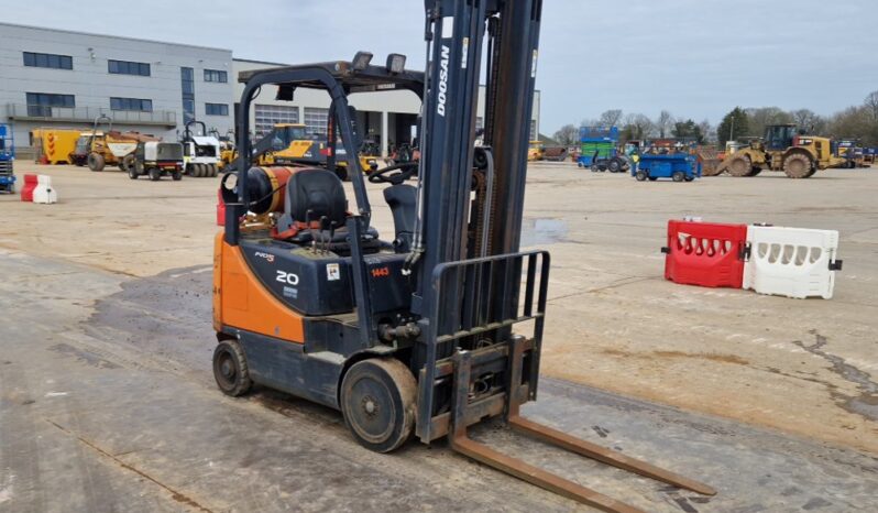 2012 Doosan GC20P-5 Forklifts For Auction: Leeds, UK – 30th April, 1st, 2nd & 3rd May 25 full