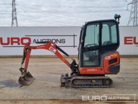 2017 Kubota KX016-4 Mini Excavators For Auction: Leeds, UK – 30th April, 1st, 2nd & 3rd May 25 full
