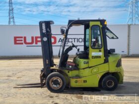 2017 Clark GTS25D Forklifts For Auction: Leeds, UK – 30th April, 1st, 2nd & 3rd May 25 full