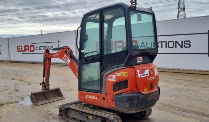 2017 Kubota KX016-4 Mini Excavators For Auction: Leeds, UK – 30th April, 1st, 2nd & 3rd May 25 full