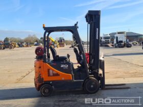 2017 Doosan GC20E-5 Forklifts For Auction: Leeds, UK – 30th April, 1st, 2nd & 3rd May 25 full