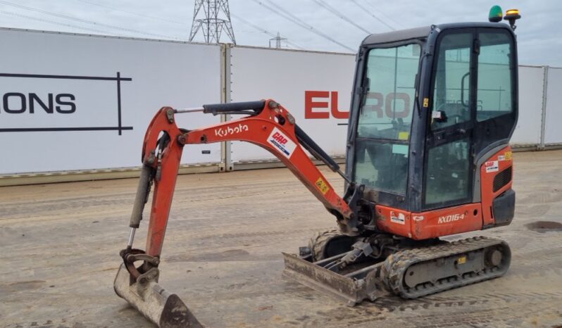 2017 Kubota KX016-4 Mini Excavators For Auction: Leeds, UK – 30th April, 1st, 2nd & 3rd May 25