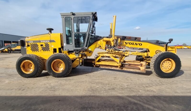 Volvo G726VHP Motor Graders For Auction: Leeds, UK – 30th April, 1st, 2nd & 3rd May 25 full