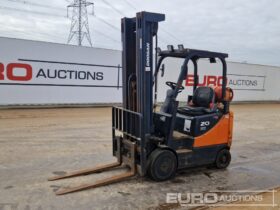 2012 Doosan GC20P-5 Forklifts For Auction: Leeds, UK – 30th April, 1st, 2nd & 3rd May 25
