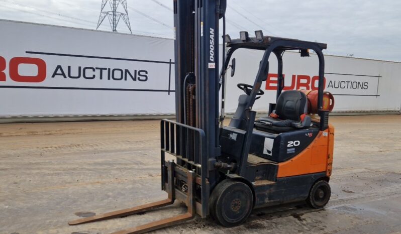 2012 Doosan GC20P-5 Forklifts For Auction: Leeds, UK – 30th April, 1st, 2nd & 3rd May 25