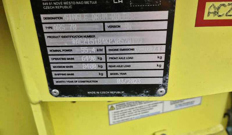 7T Roller Single Drum Ammann ARS70 2023 full
